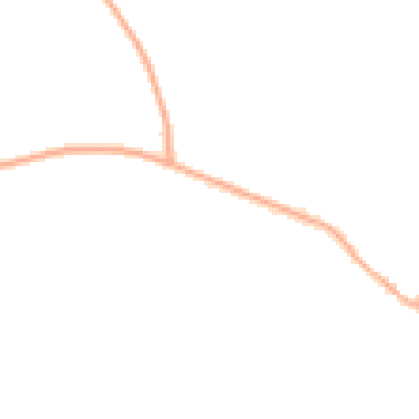 Night-time road noise heatmap for CV23 0NU