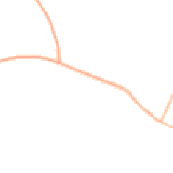Night-time road noise heatmap for CV23 0NW