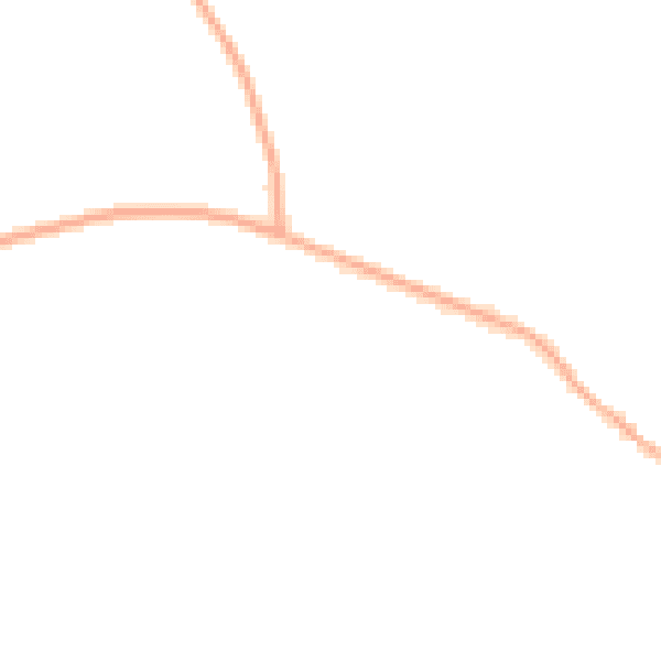 Night-time road noise heatmap for CV23 0ZB