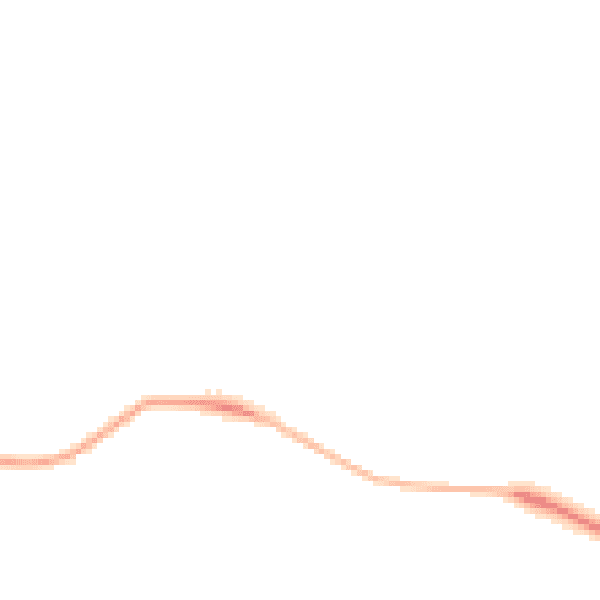 Night-time road noise heatmap for CV23 1BF