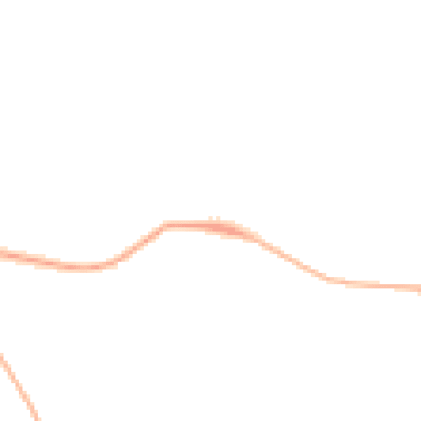 Night-time road noise heatmap for CV23 1BL