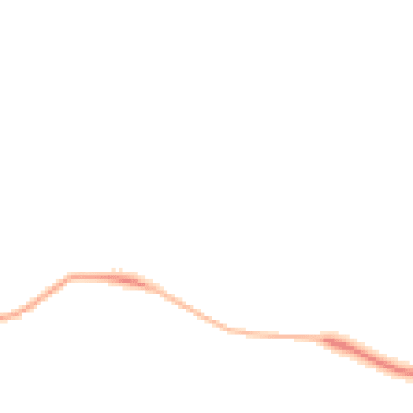 Night-time road noise heatmap for CV23 1BN