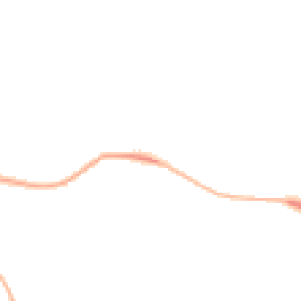 Night-time road noise heatmap for CV23 1DA