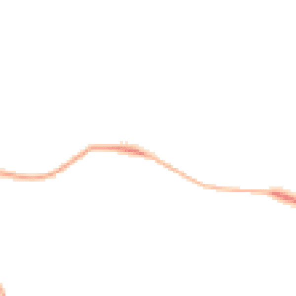 Night-time road noise heatmap for CV23 1DB