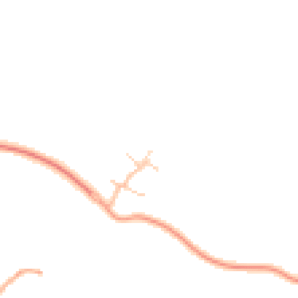 Daytime road noise heatmap for CV23 1DR