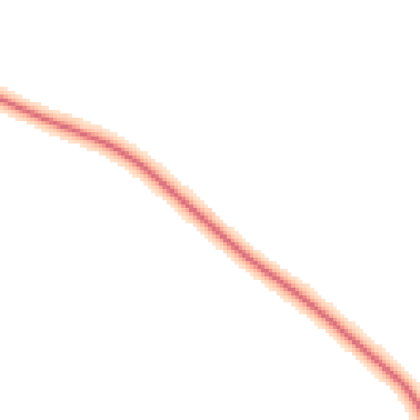 Night-time road noise heatmap for CV23 8AH