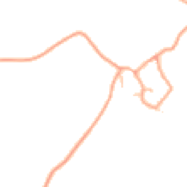 Daytime road noise heatmap for CV23 8DT