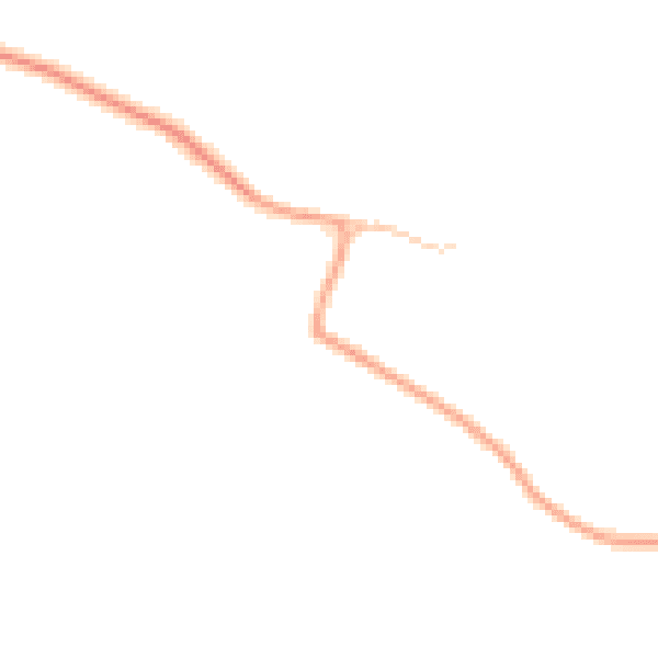 Daytime road noise heatmap for CV23 8DY