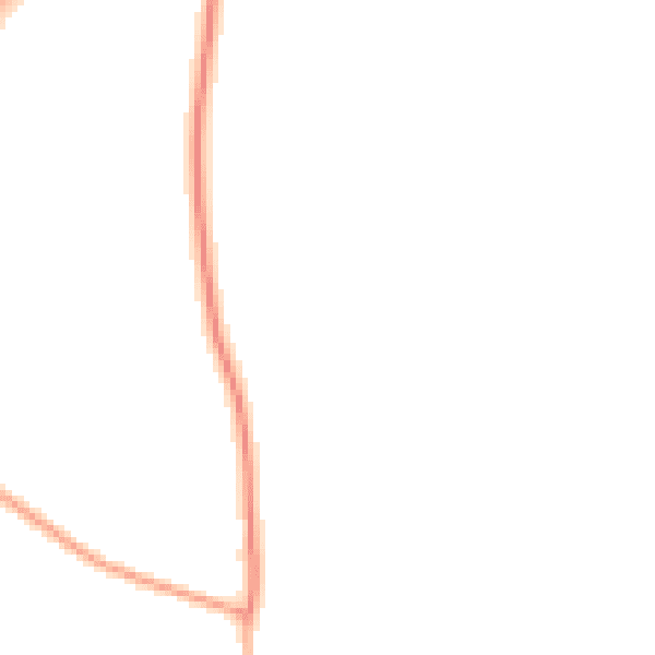 Daytime road noise heatmap for CV23 8EX