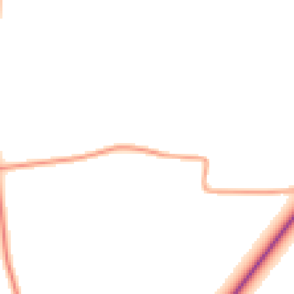 Daytime road noise heatmap for CV23 8FY