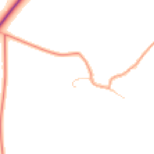 Daytime road noise heatmap for CV23 8HD