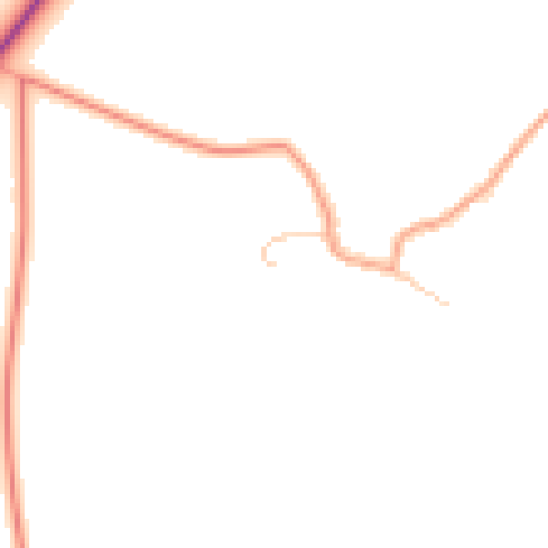 Daytime road noise heatmap for CV23 8HE