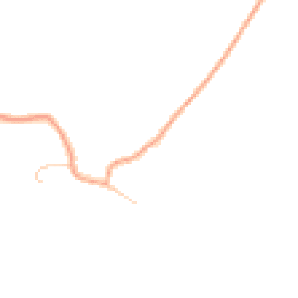 Daytime road noise heatmap for CV23 8HH