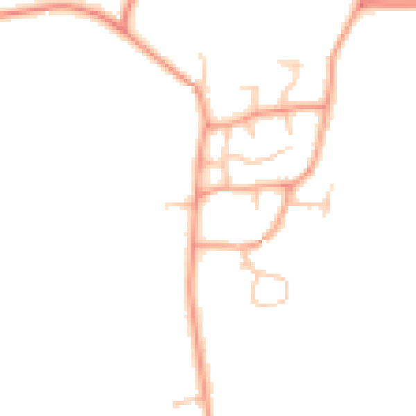 Daytime road noise heatmap for CV23 8TW