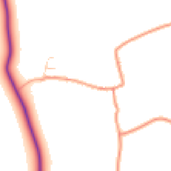 Daytime road noise heatmap for CV23 8UN