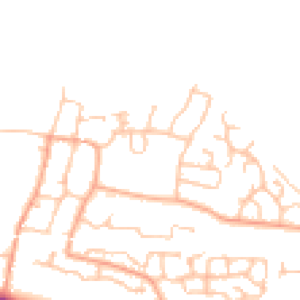 Daytime road noise heatmap for CV23 9AD