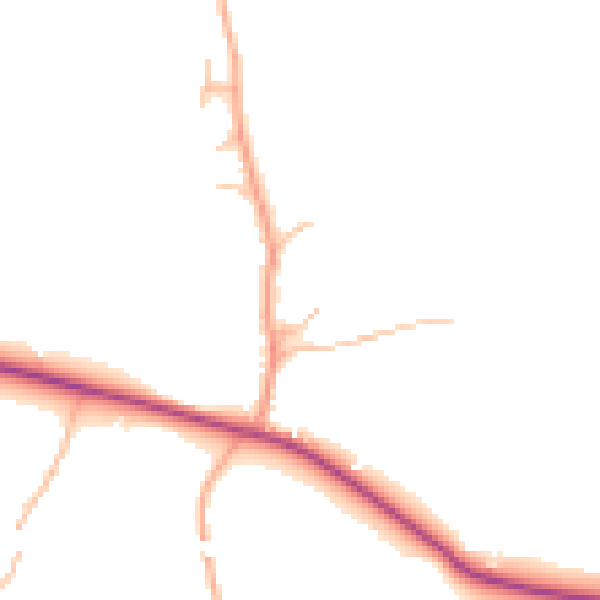 Daytime road noise heatmap for CV23 9EA