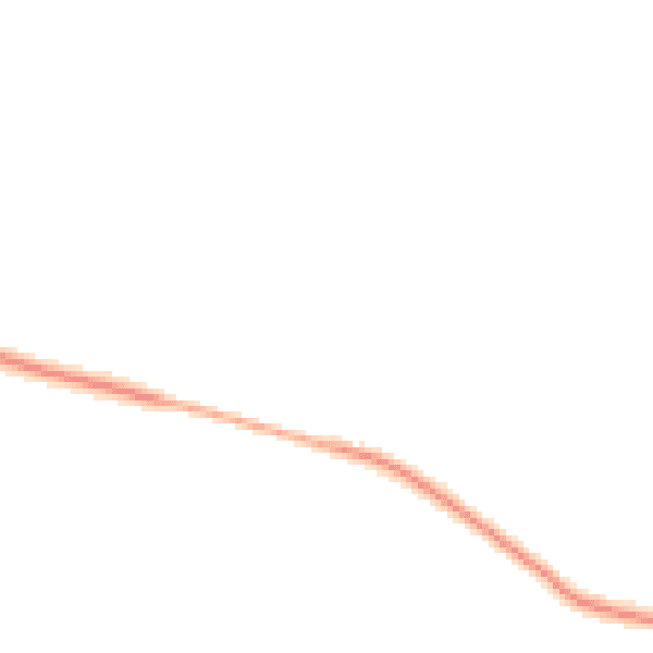 Night-time road noise heatmap for CV23 9EB