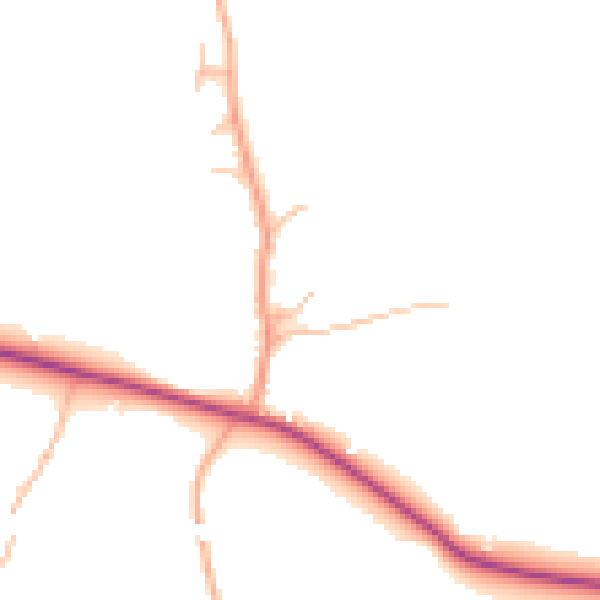 Daytime road noise heatmap for CV23 9EF