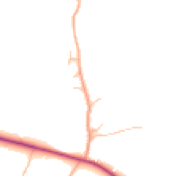 Daytime road noise heatmap for CV23 9EP