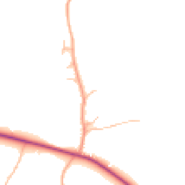 Daytime road noise heatmap for CV23 9EQ