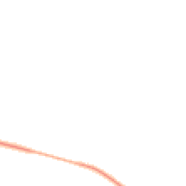 Night-time road noise heatmap for CV23 9ET