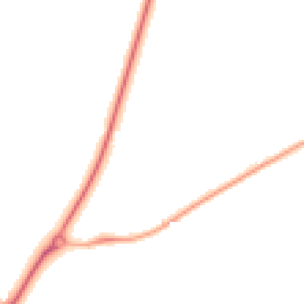Night-time road noise heatmap for CV23 9GH