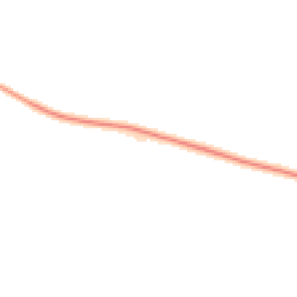 Night-time road noise heatmap for CV23 9HB