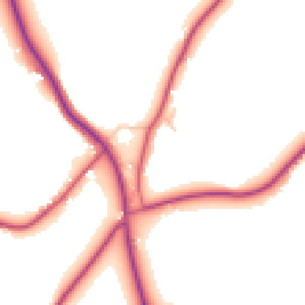 Daytime road noise heatmap for CV23 9QH