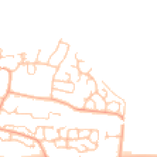 Daytime road noise heatmap for CV23 9SN