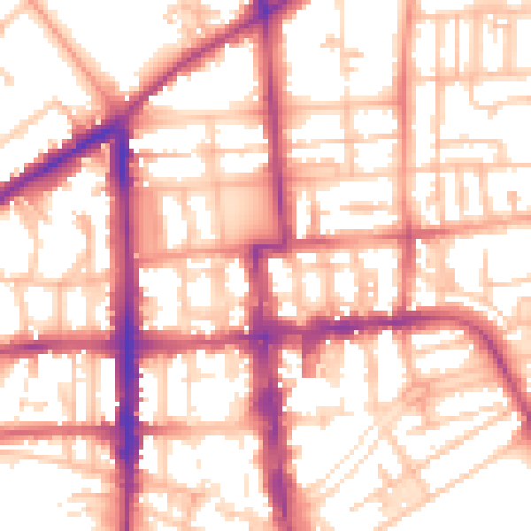 Daytime road noise heatmap for CV32 4DG