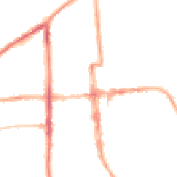 Night-time road noise heatmap for CV32 4DN