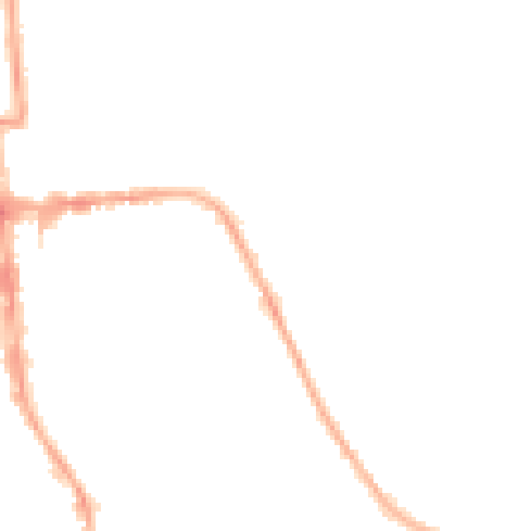 Night-time road noise heatmap for CV32 4HA