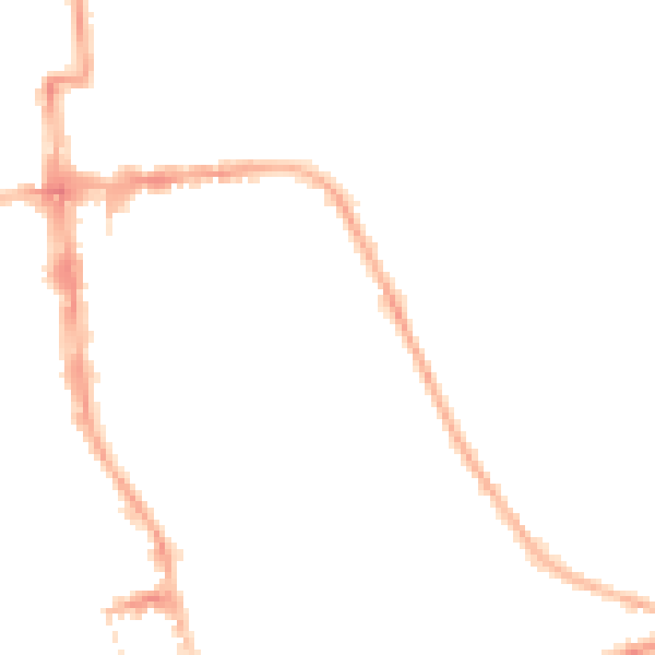 Night-time road noise heatmap for CV32 4HD