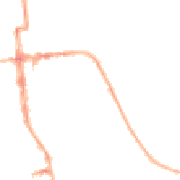 Night-time road noise heatmap for CV32 4HE