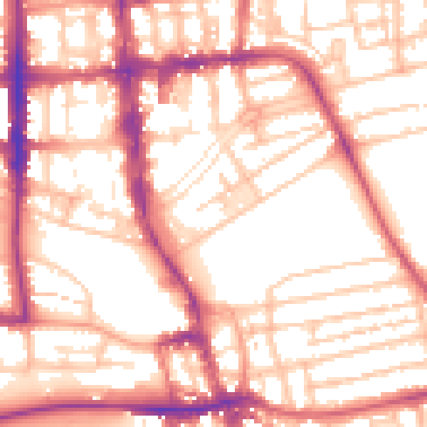 Daytime road noise heatmap for CV32 4HF