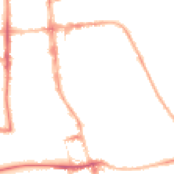 Night-time road noise heatmap for CV32 4HF