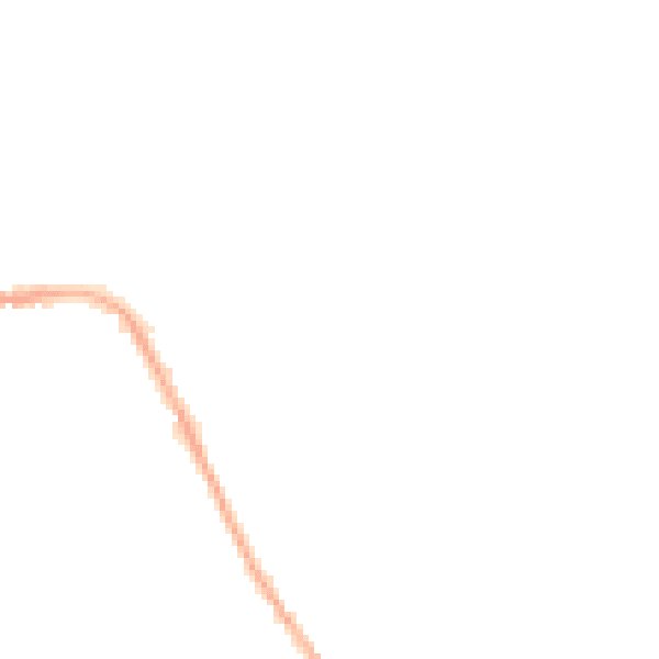 Night-time road noise heatmap for CV32 4JH