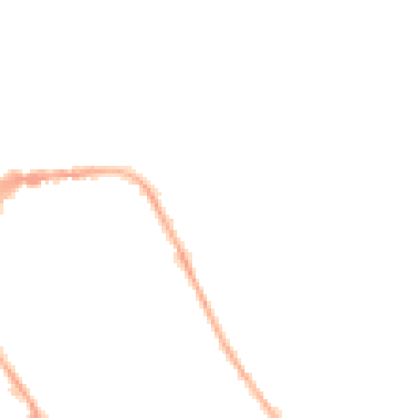 Night-time road noise heatmap for CV32 4JN