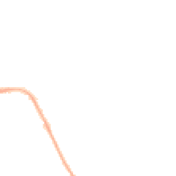 Night-time road noise heatmap for CV32 4JY