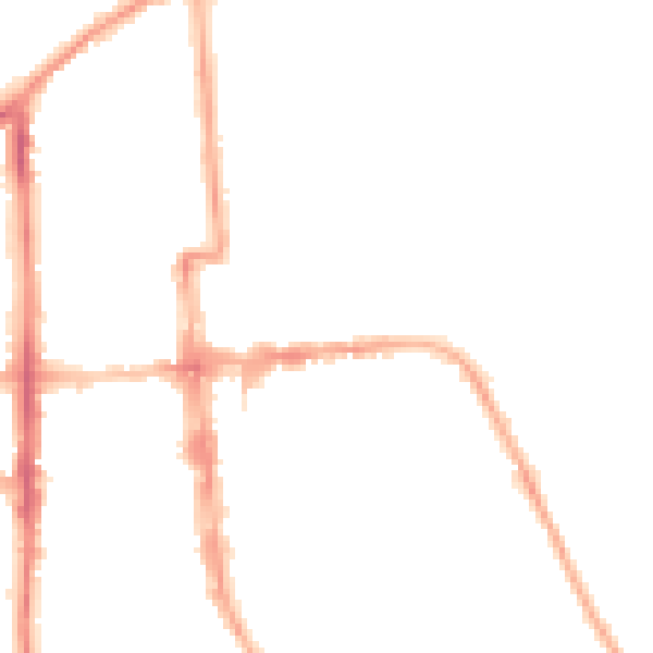 Night-time road noise heatmap for CV32 4RD