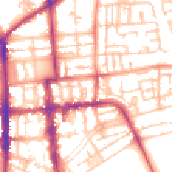 Daytime road noise heatmap for CV32 4RE