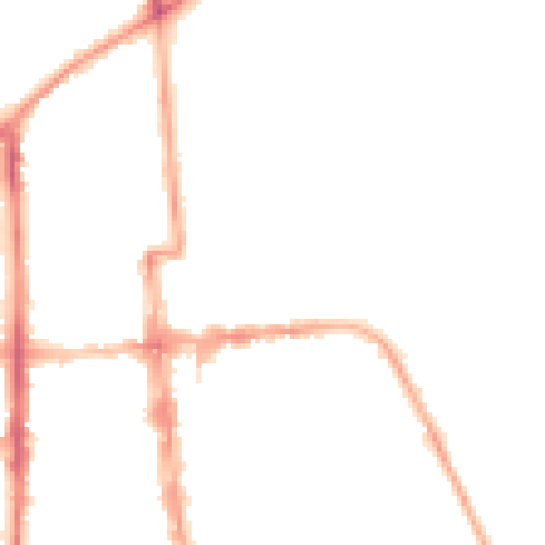 Night-time road noise heatmap for CV32 4RE