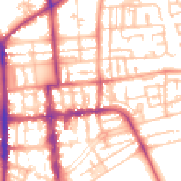 Daytime road noise heatmap for CV32 4RS