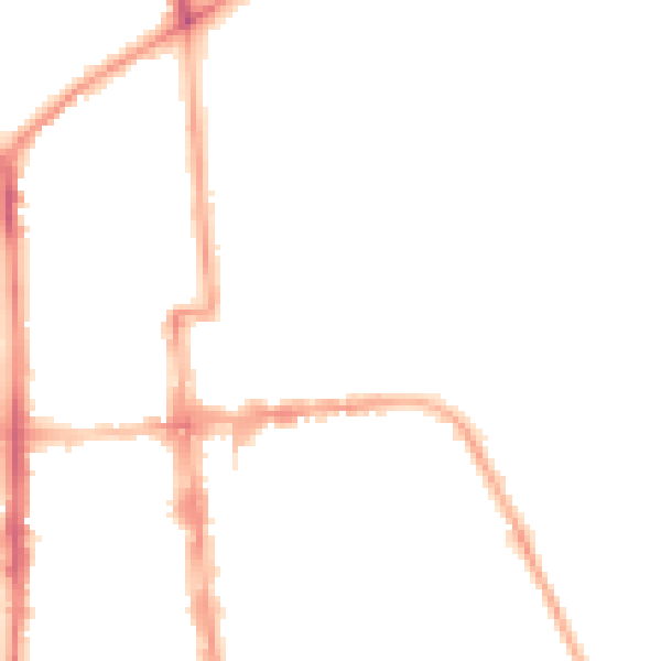 Night-time road noise heatmap for CV32 4RS