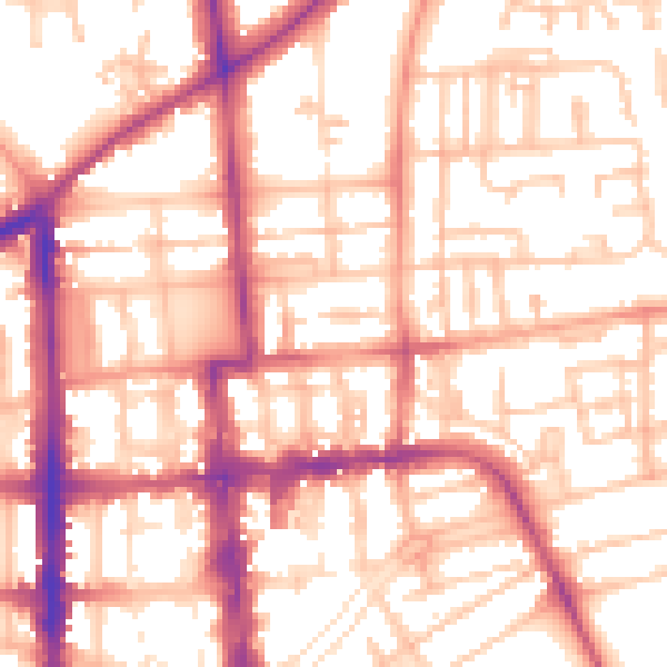 Daytime road noise heatmap for CV32 4SB