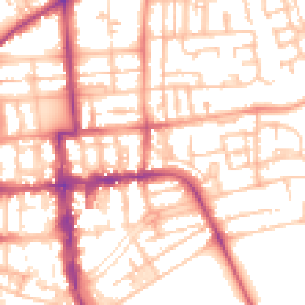 Daytime road noise heatmap for CV32 4SH