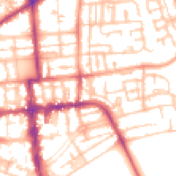 Daytime road noise heatmap for CV32 4SS
