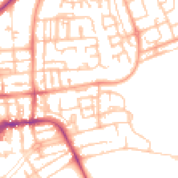 Daytime road noise heatmap for CV32 4TH