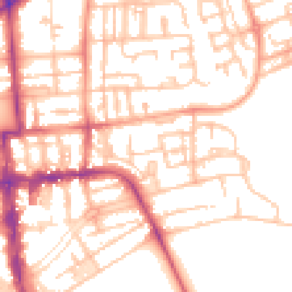 Daytime road noise heatmap for CV32 4TL
